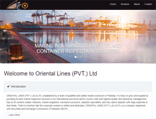 Tablet Screenshot of oriental.com.pk