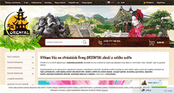 Desktop Screenshot of oriental.cz